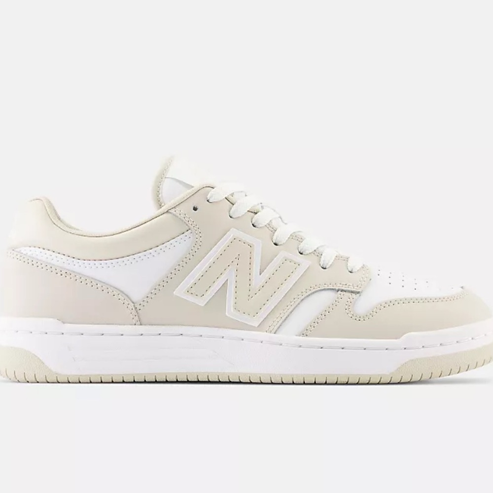 New Balance 480 unisex Timberwolf w White sneaker